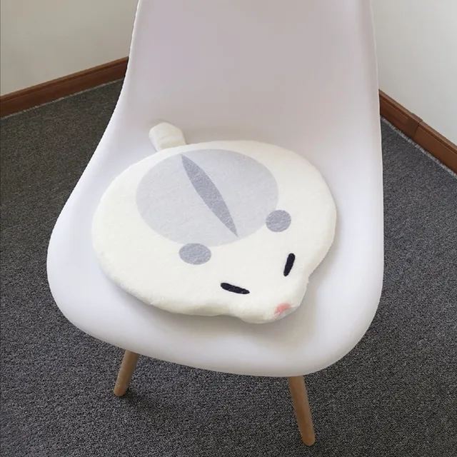 38cm Kawaii Japanese Hamster Plush Cushion Soft Cartoon Animal Hamster Stuffed Pillow Chair Cushion Toy Home Decoration Kid Gift