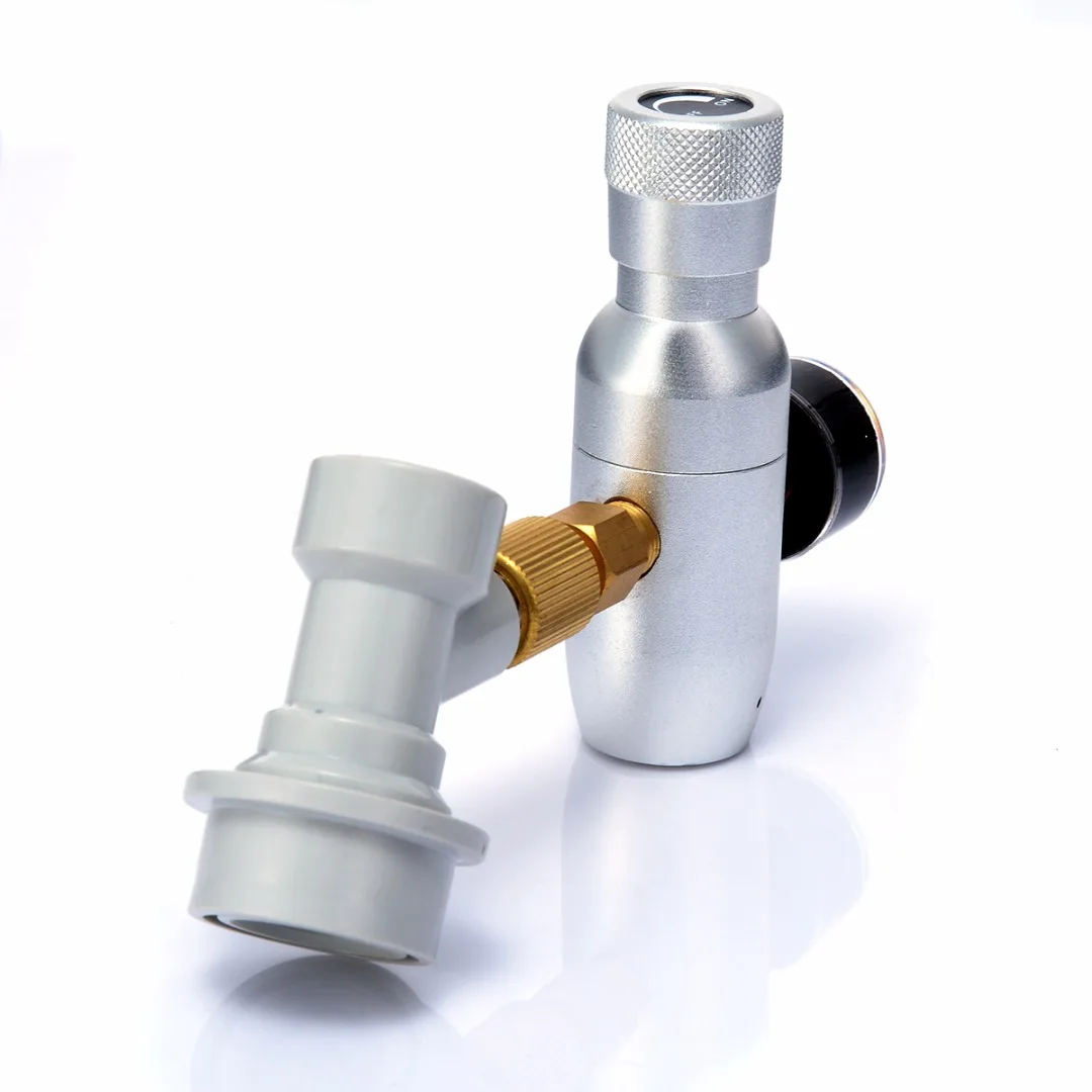Home Brew Regulated CO2 Charger Kit 3/8" Thread with Ball Lock Fitting Homebrew Keg Charger