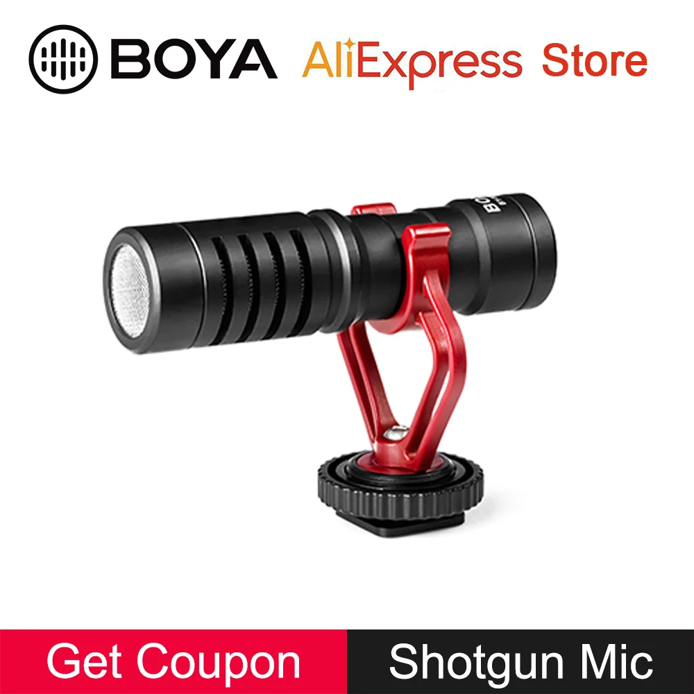 BOYA BY MM1 телефон микрофон кардиоид на камеру для смартфона DSLR потребительская
