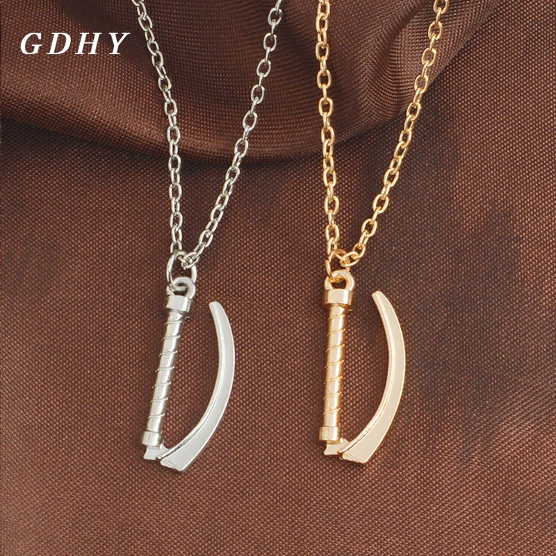 

GDHY Laryngoscope Pendant Necklace Gold/Silver Laryngoscope Medical Science Jewelry Gift For Doctor Nurse Therapist Necklace