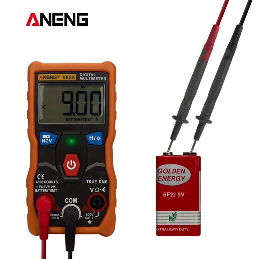 ANENG V02A 4000 отсчетов полная интеллектуальная автоматическая идентификация