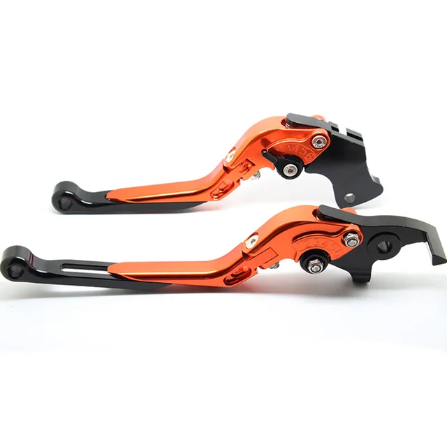 FX CNC Motorcycle Folding Extendable Brake Clutch Levers For Kawasaki