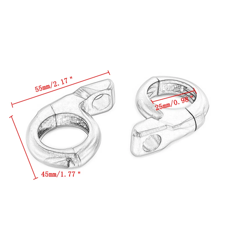 2шт 1 ''25 мм мотоциклетный алюминиевый руль 10 мм зеркальный адаптер поворотное сигнальное крепление кронштейн зажим