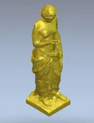 3D модель рельефного для ЧПУ или 3d принтеры в STL формат файла статуя девственниц-1