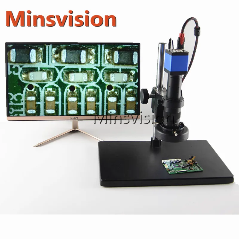 HD 1080P HDMI electronics industry digital CCD microscope