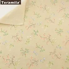 TERAMILA швейный материал Tissu скатерть подушка сумка занавес диванная подушка хлопковое постельное бельё ткань подушка Zakka домашний текстиль принт цветы