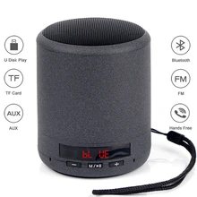 Mini Bluetooth Speaker Portable Wireless Column Bass Sound Stereo Subwoofer FM Radio Handsfree TF Card USB MP3 Player For Phone frankever mini bluetooth speaker waterproof portable wireless louder stereo sound ipx4 handsfree fm clock reminder for shower