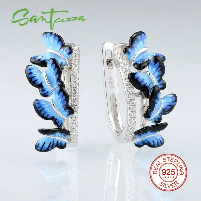 E308015ENASL925-Silver Earrings