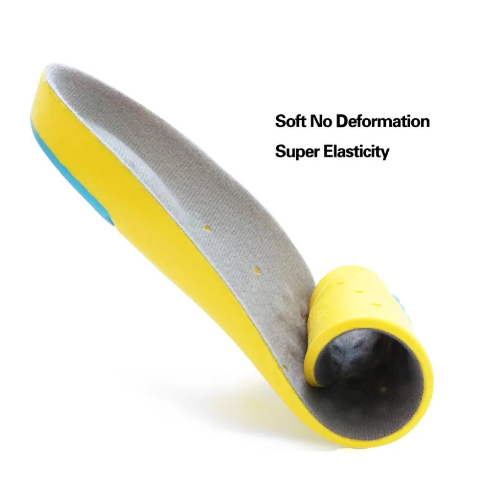 3ANGNI PU Free Size Massage Shock-Absorbant  Breathable Sport Arch Support Sport Insole For Women Men Shoes  Insert Pad