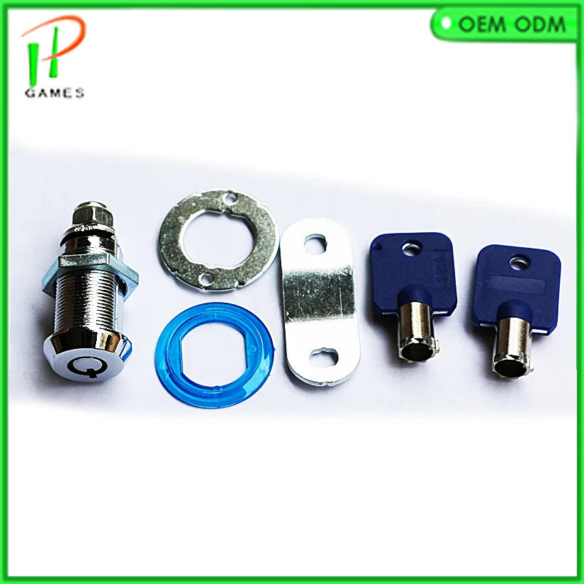 

10pcs Zinc Alloy Cam Lock with 2 pcs key for coin door arcade game cabinet