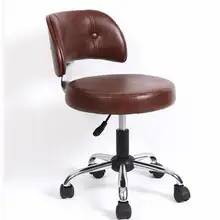 Безрукий компьютерные кресла. Небольшой и стильный стул. Подъем небольшой вращающийся стул. 007