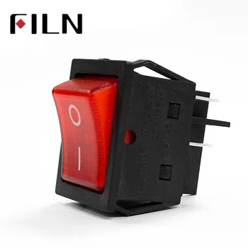 

KCD4 Rocker Switch Power Switch ON-OFF 2 Position 4 Pins With Light 30A 250VAC/ 35A 125VAC