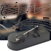 Многофункциональный USB мини проигрыватель пластинок плеер аудио плеер Поддержка проигрыватель Конвертация долгоиграющая запись на CD MP3