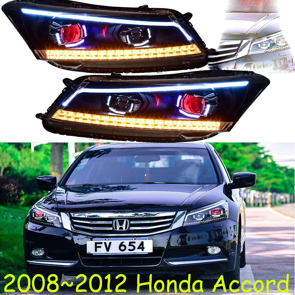 2 шт. автомобильный Стайлинг для налобный фонарь для Accord головной светильник Spirior 2008 2009 2010 2011 2012 2013 с головой светильник