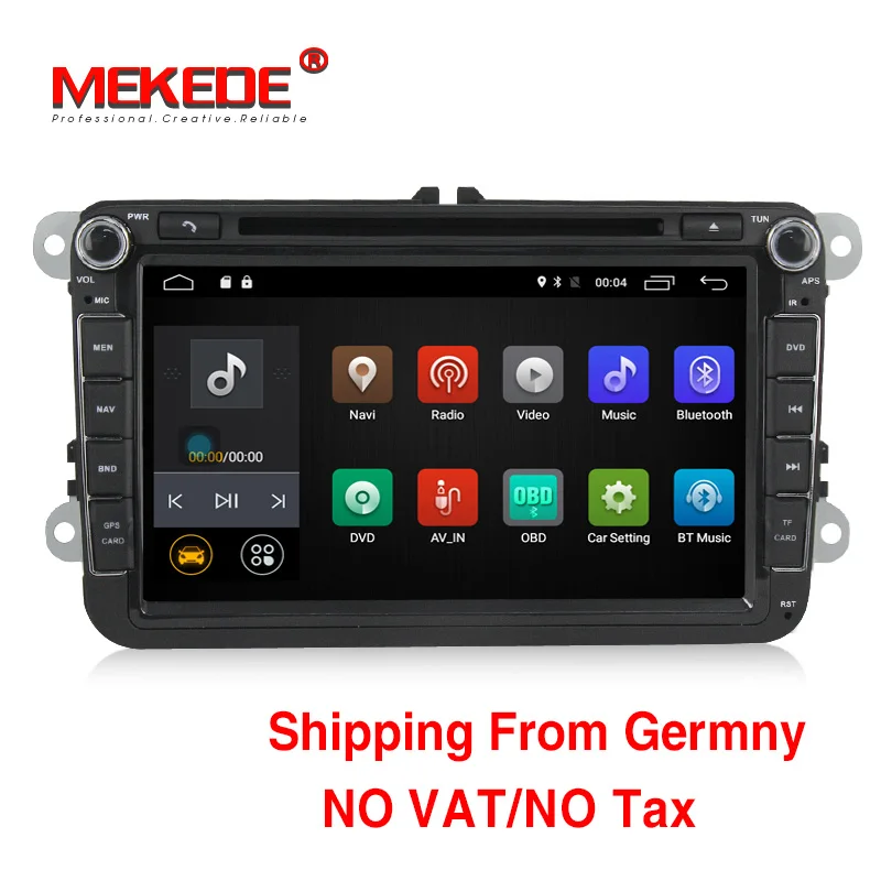 

2Din Free shipping Android7.1 2G RAM Car Multimedia player for VW GOLF 4 5 Polo Bora CC JETTA PASSAT Tiguan SKODA OCTAVIA
