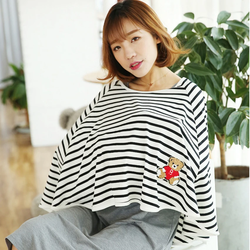 Multi-Use Nursing covers breathable breastfeeding cover for baby striped breast feeding apron scarf toddler seat cover Shawl new