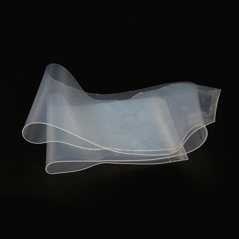 Прозрачный силиконовый резиновый лист прозрачная пластина коврик Высокая термостойкая пленка натуральная силиконовая резина накладка 500x500 мм