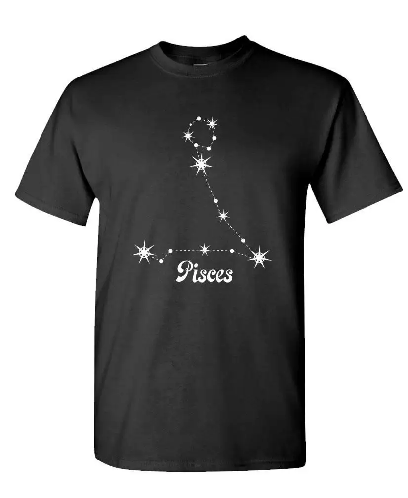 

PISCES - constellation horoscope stars - Mens Cotton T-Shirt