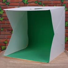 40 см lightbox Портативный складной Софтбоксы мини Аксессуары для фотостудий свет box Фон фотографии встроенный световой Комплекты для фотостудии l3fe