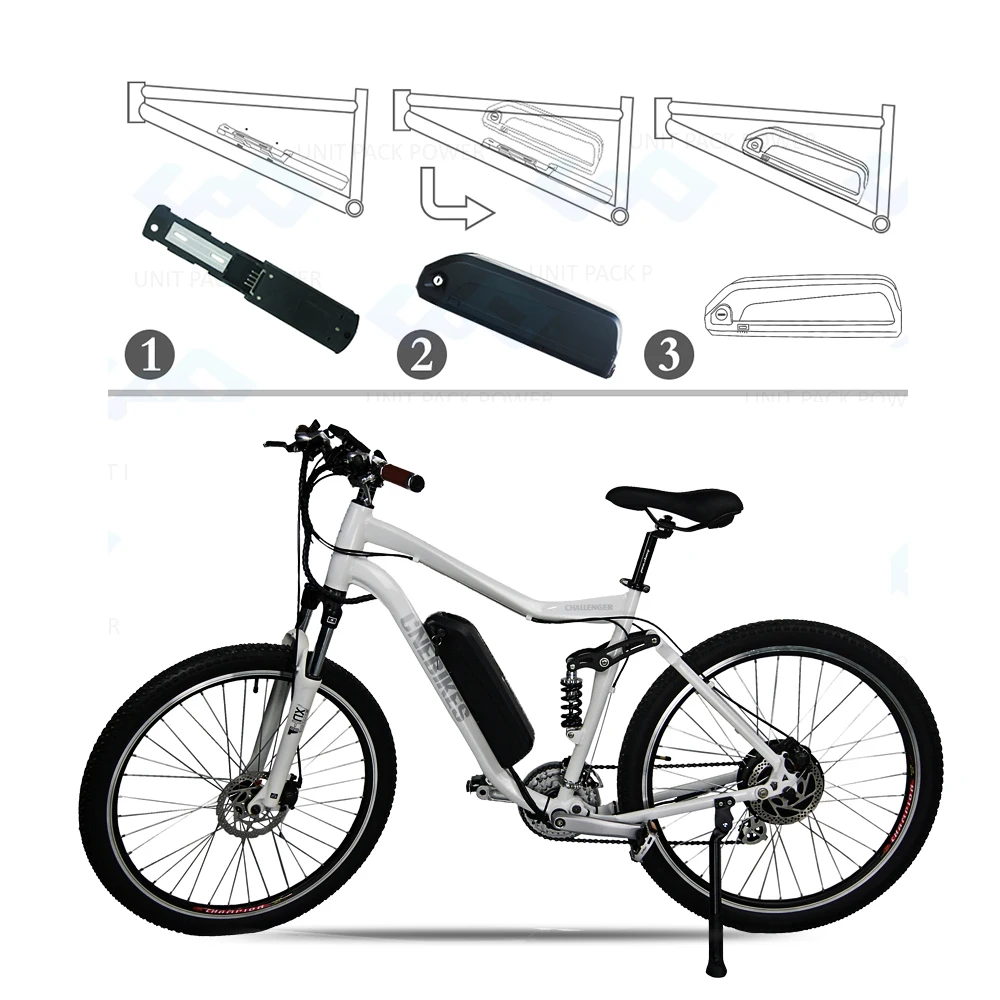 Оригинальный 48V 17AH Hailong EBike литий ионный Электрический электровелосипед с 30A BMS для