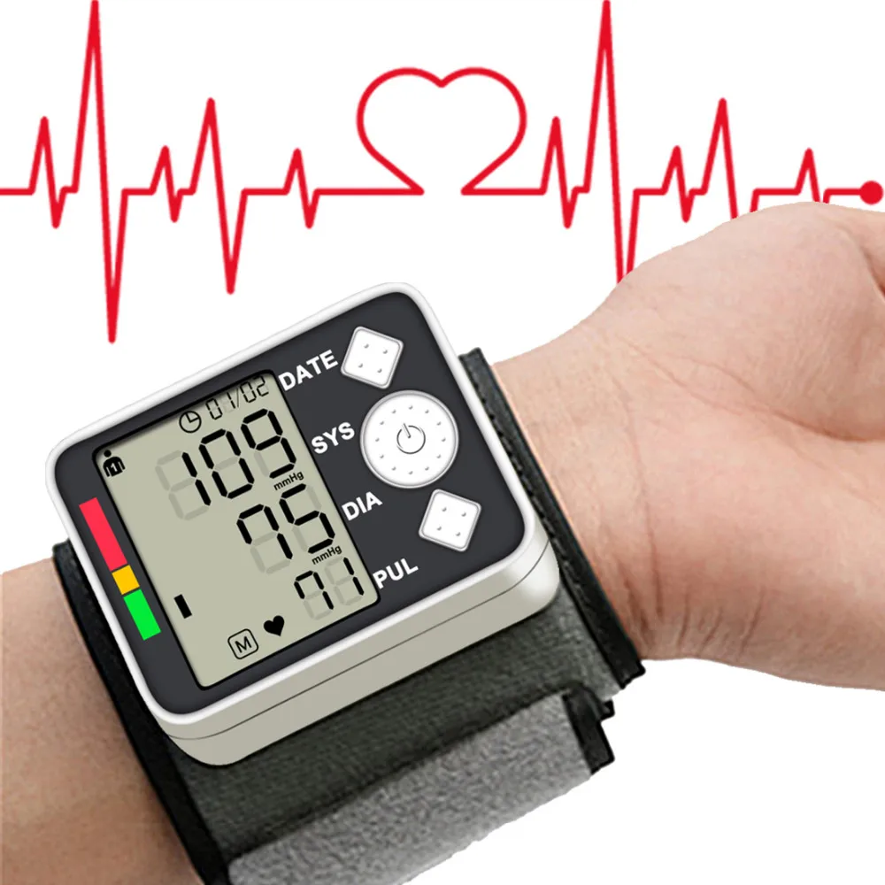 Домашний Автоматический цифровой ЖК-монитор артериального давления, портативный тонометр, измеритель артериального давления