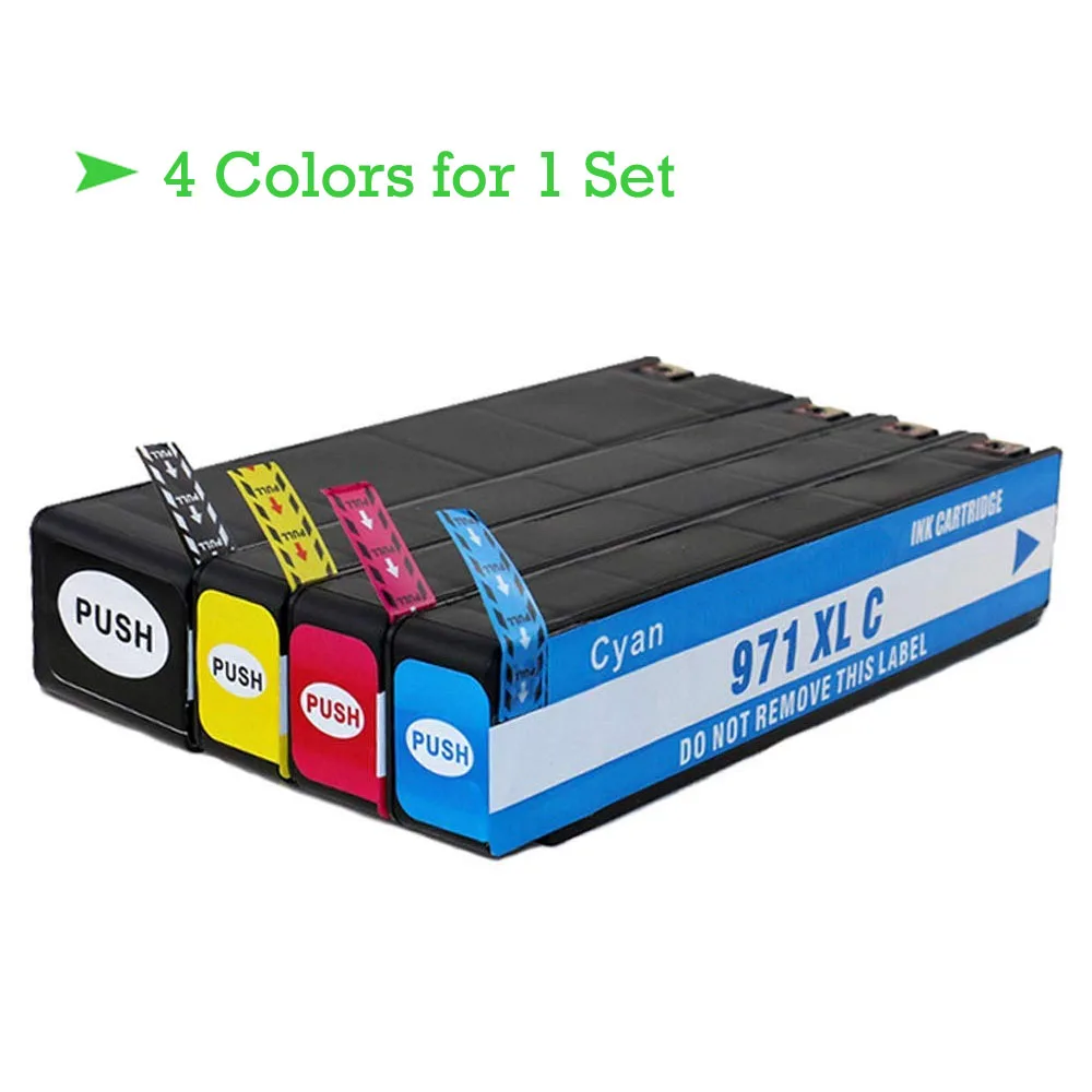 Refillable Ink Cartridges compatible for HP 970XL 971xl for X551dw X576dw