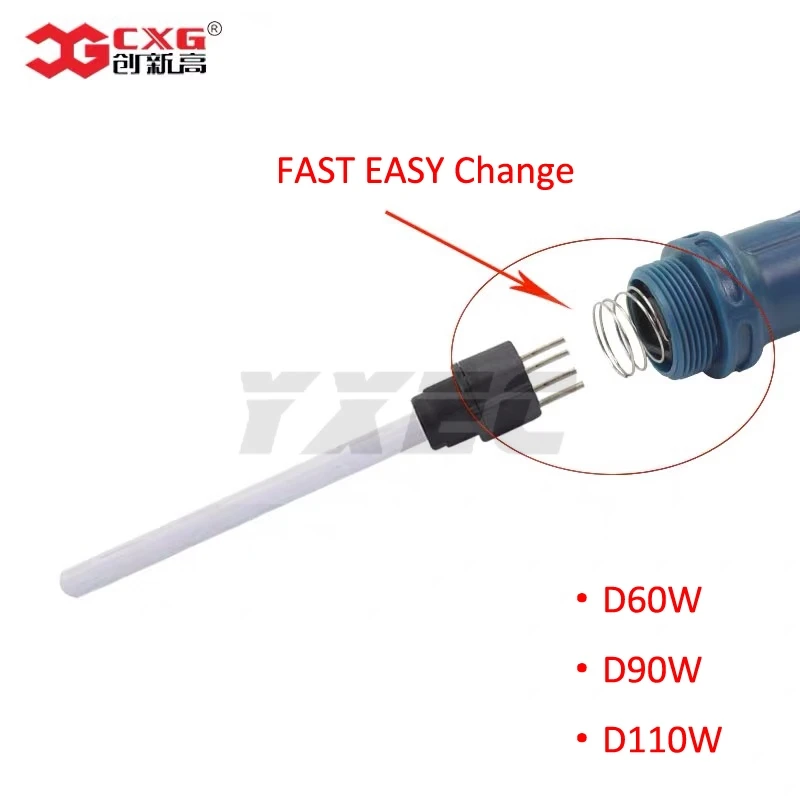 

CXG D60W D90W D110W Ceramics Heating Element Heater Core 220V 110V 60W 90W 110W Plug-in Connect Heater element