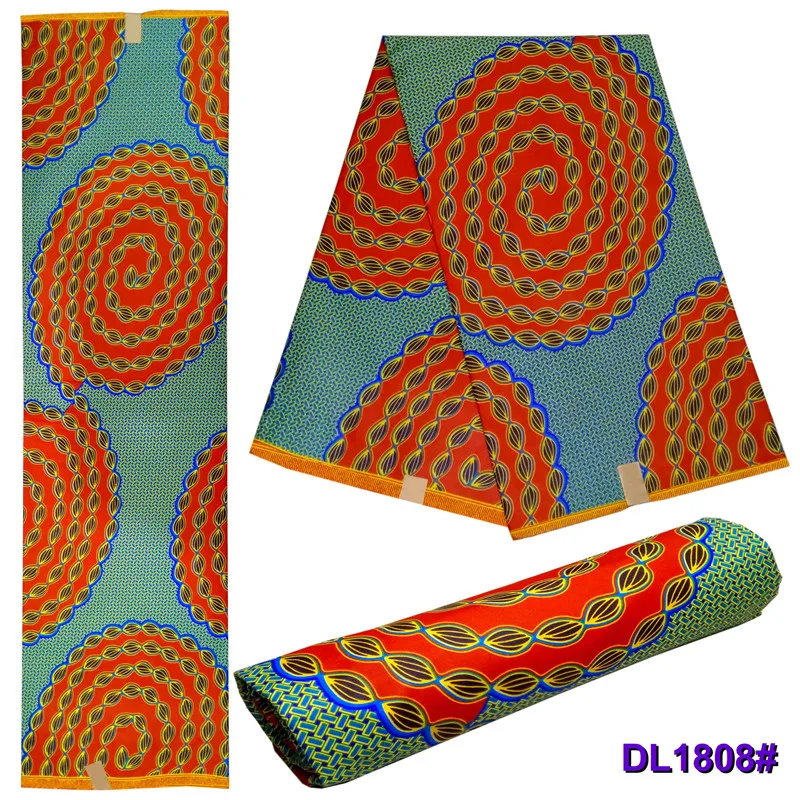 

2018 African 100% Polyester Fabric Ankara Fabrics Good Price Cheap Printed Wax African Wax 6 Yards for Wedding !smt060509
