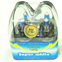 Szkdce 2 шт. 880 H27 12V 27W 6000K ксенона супер белые автомобильные галогенные лампы головного Светильник лампы Авто головного средства ухода за кожей Шеи светильник лампочка лампа для противотуманной фары