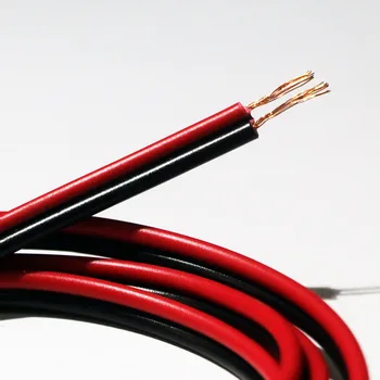 

10m RVB 0.3 square pure copper wire 2 core red black wire , PVC insulated wire 2P 0.3mm square stranded wire led Electric cable