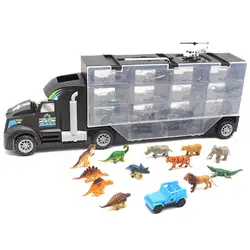 Динозавр модель транспортного средства трактор животное кукла транспорт грузовик игрушка или дети забавная игрушка контейнерный