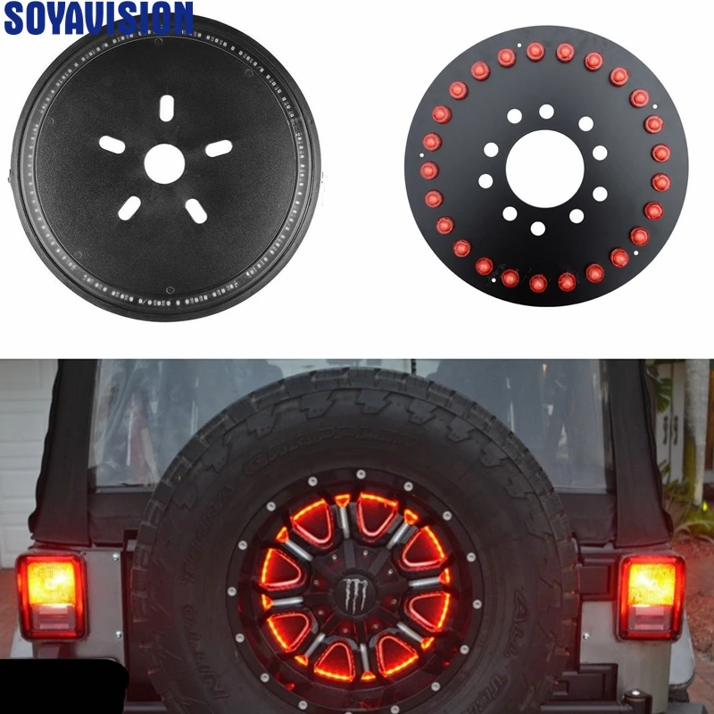 For Jeep Wrangler 3rd Brake Lights, Spare Tire Lights For Jeep JK TJ