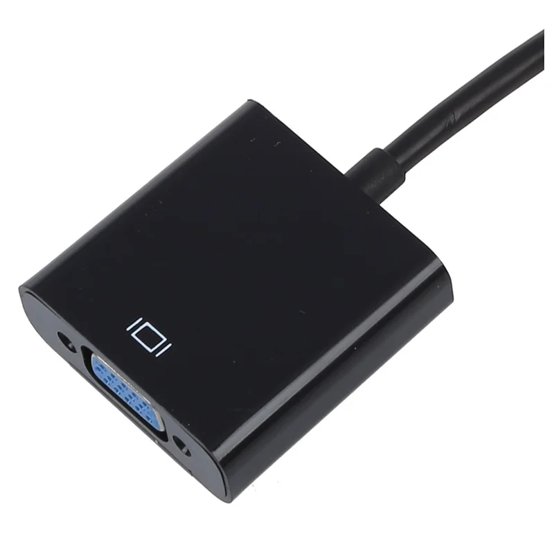 10 дюймовый мини HDMI к VGA Женский видео кабель адаптер 1080P для ноутбука-черный