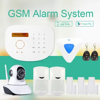 

433mhz GSM alarm system support smart zone / doorbell /RFID function smart home alarm security system