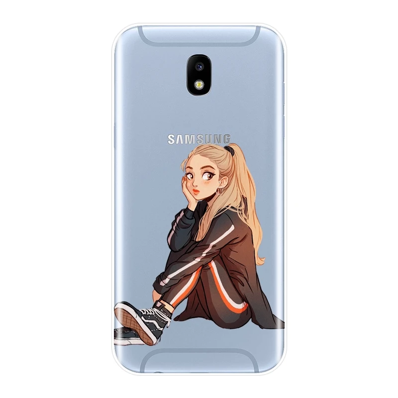 Чехол из ТПУ для Samsung Galaxy J2 J5 J7 Prime силиконовый чехол телефона девушек J3 2015 2016 2017 J4 J6