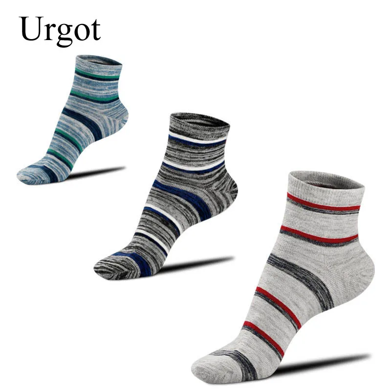 

Urgot 5 Pairs Autumn Winter Tube Socks Men's Retro Stripes Japanese Socks Cotton Socks Men Adult Socks Meias Calcetines Hombre