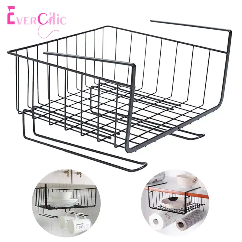 Multifunctional Iron Over Door Storage Rack Practical Kitchen