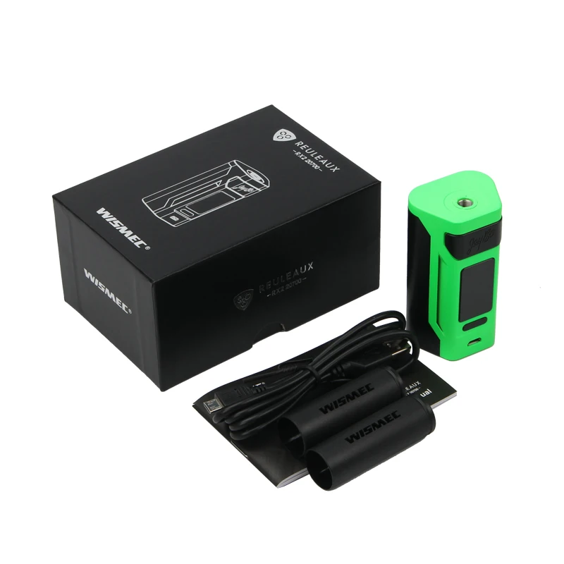Wismec рел RX2 20700 200 Вт электронная сигарета коробка мод Vape питание от 18650 или батареи