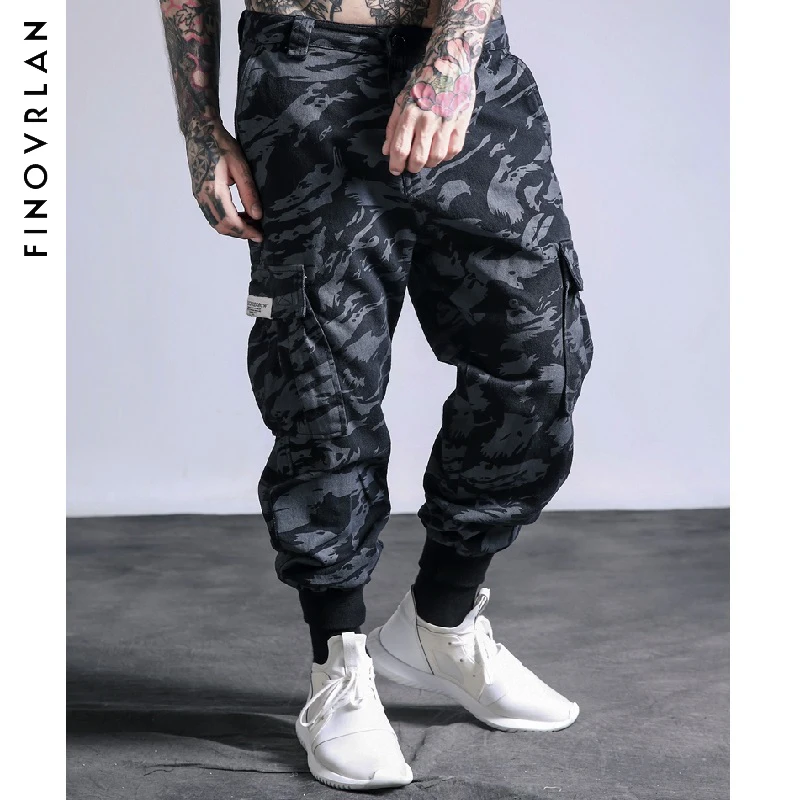 men's gray camo pants