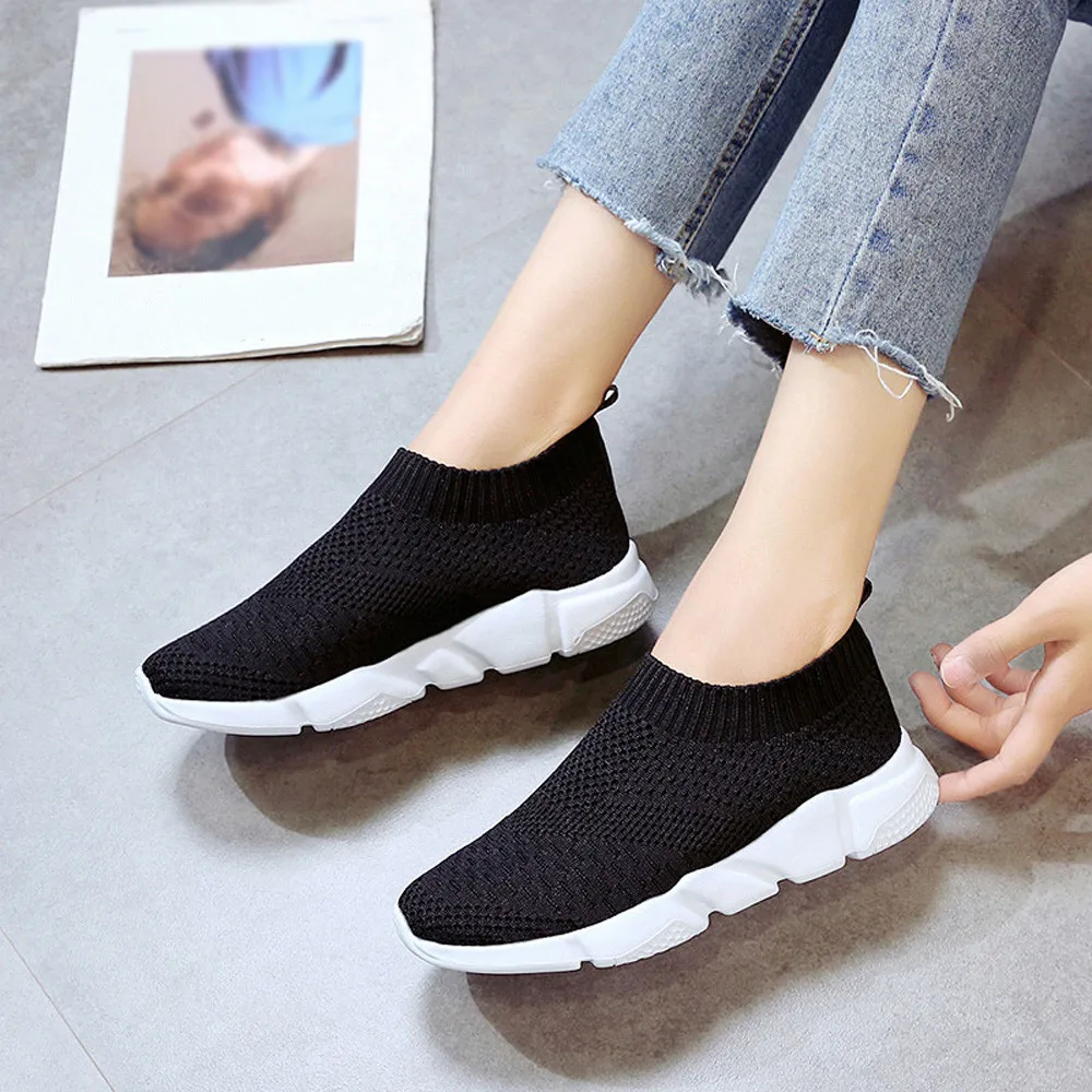 

Xiniu Women Shoes Casual Sneakers Mesh Shallow Slip On Vulcanize Shoes Ladies Breathable Leisure Footwear Running Sports Shoes
