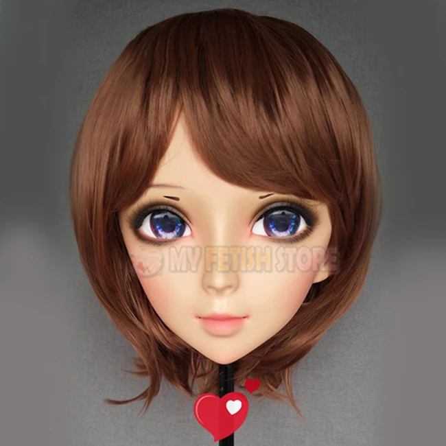 (Ying 05) Женская милая полимерная полуголовная маска кигуруми с глазками BJD Косплей