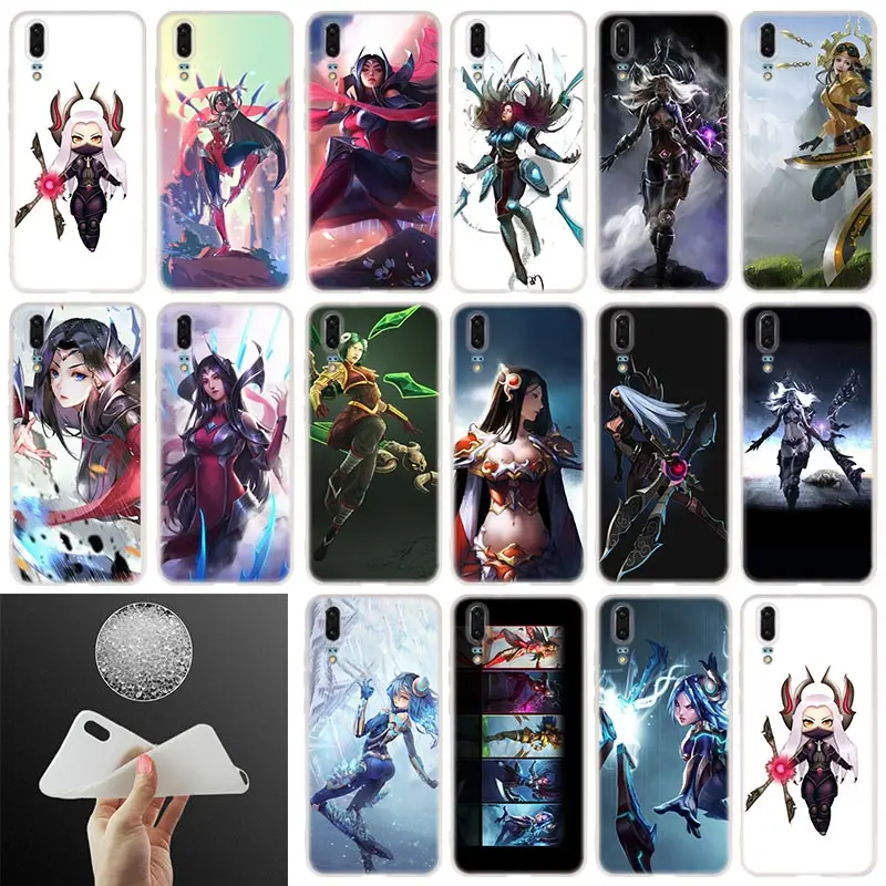 

Soft Silicone Phone Case League of Legends Irelia For Huawei P30 P20 P30Pro P10 P9 P8 Plus Lite 2017 P samrt 2019 Cover