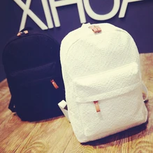 2016 Femmes Dentelle Sacs À Dos À Bandoulière en Toile Sac D’école Pour Fille Dames Adolescents Voyage Sacs Cartable Bagpack Mochila Feminina