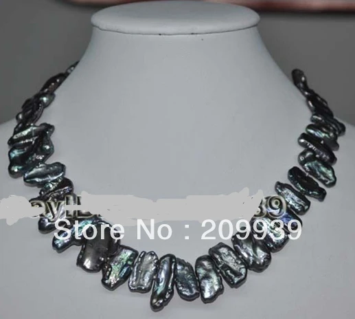 

Hot sell ->@@ AS2875 Free P&P Various color BiWa freshwater pearl necklace can choose -Top quality free shipping