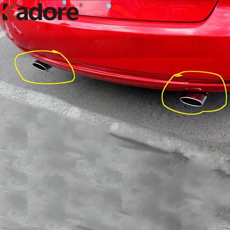 Наконечник глушителя выхлопной трубы из нержавеющей стали для Mazda 6 M6 2003 2006 2007 2008