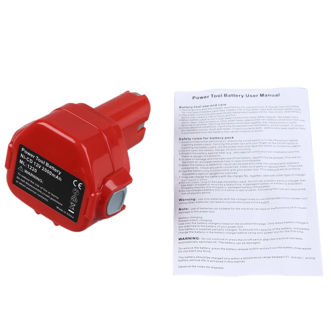 IG-NEW 2.0AH 12V Мощность инструмент Батарея для MAKITA 1220 1222 193981-6 6227D 6313D 6317D 6217DWDE 6217DWDLE 6223D 6223DE 6223DW 622