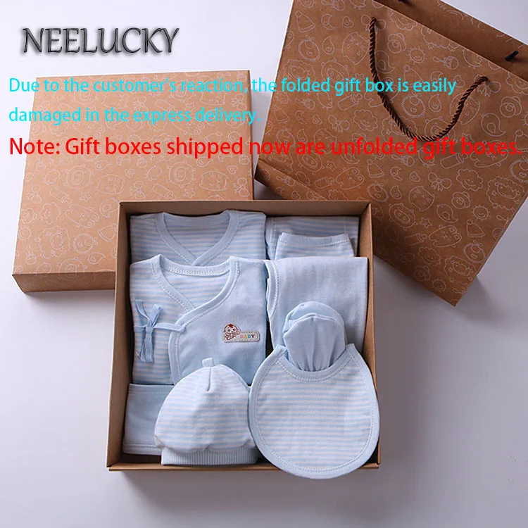 

Gift box cotton newborn underwear seven sets