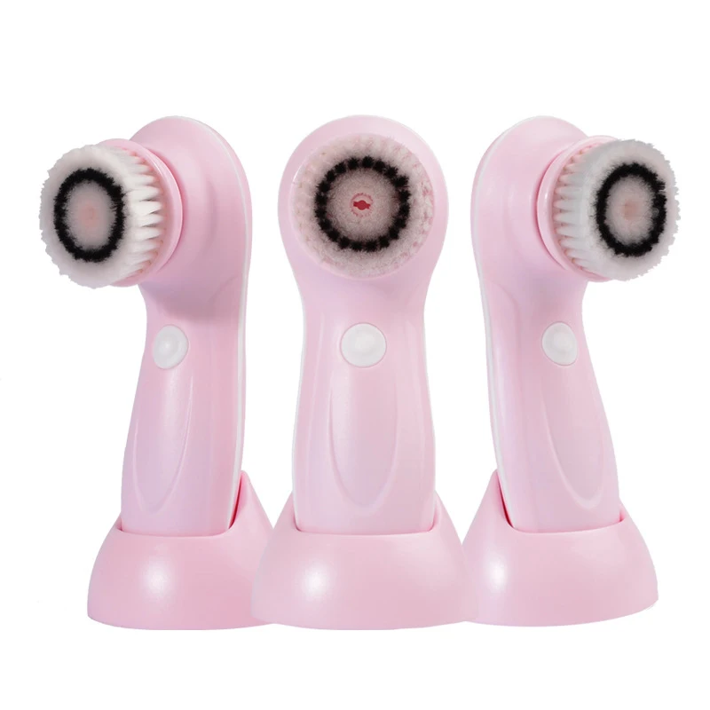 NEIERLI Очищающий Инструмент ABS Водонепроницаемая Очищающая щетка для лица для снятия макияжа средство для очистки пор домашний инструмент для красоты - Цвет: Pink