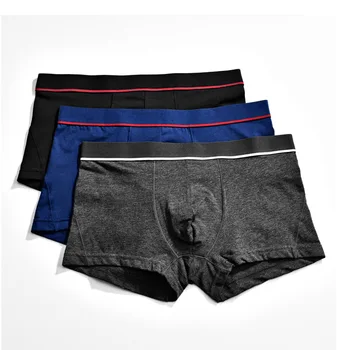 

3 Pieces Men's Underwear Comfortable U Convex Design Men's Boxers Men's Sexy Underwear Mens Underwear Boxers Calzoncillo Hombre