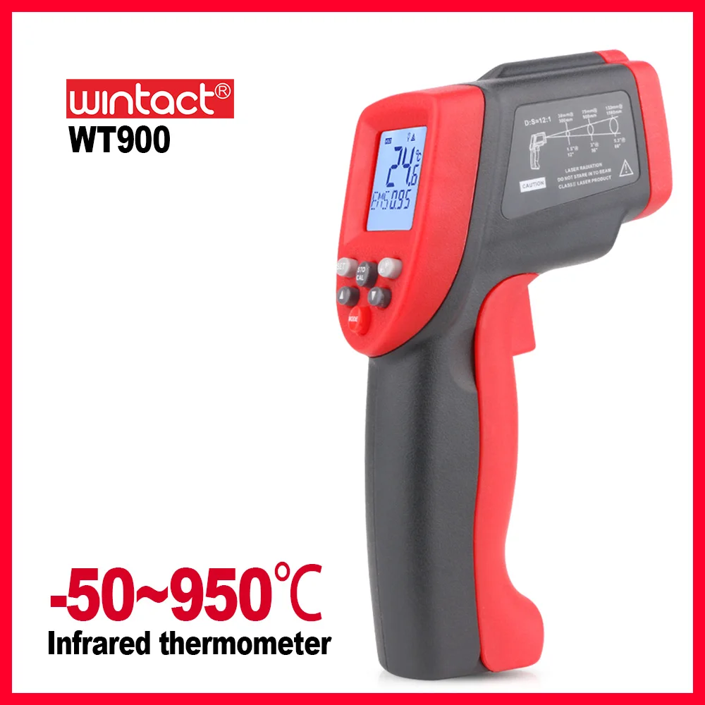 

WINTACT Laser digital non contact Laser Infrared Temperature Gun Thermometer Tester WT 700-WINTACT WT 900-WINTACT